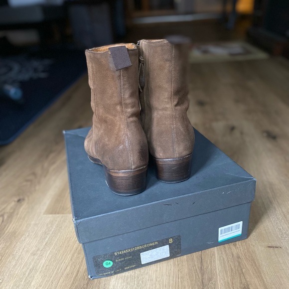 Suede Chelsea Booties OBO - Picture 3 of 7